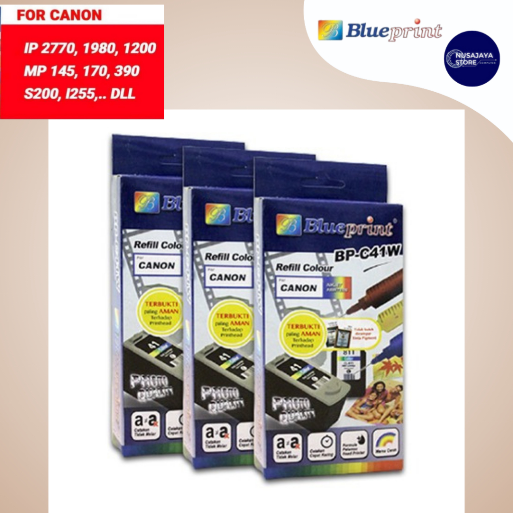 Tinta Suntik / Tinta Refill Canon BLUEPRINT For Printer Canon Warna