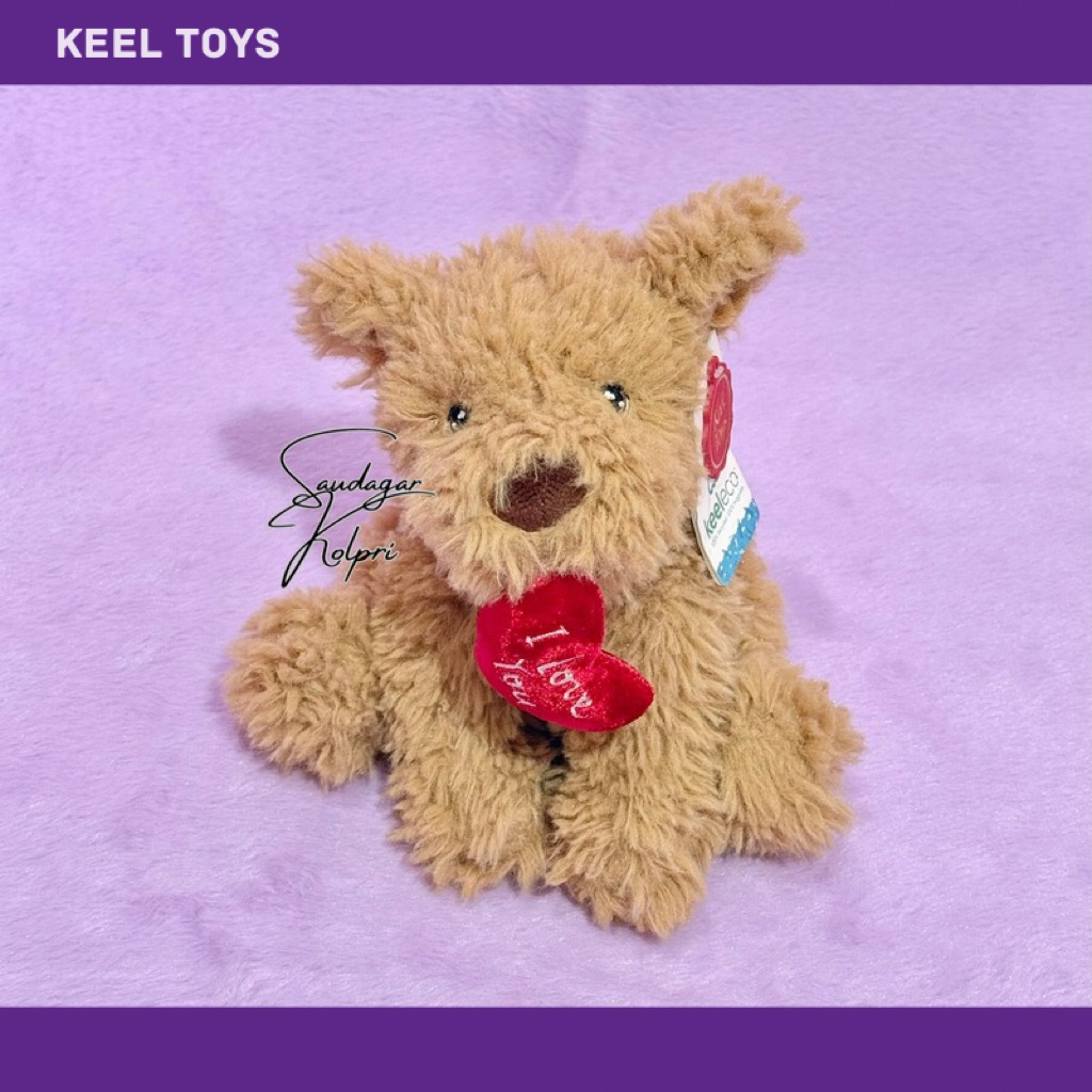 Boneka Anjing Keel Toys | Guguk Lembut Keel Eco