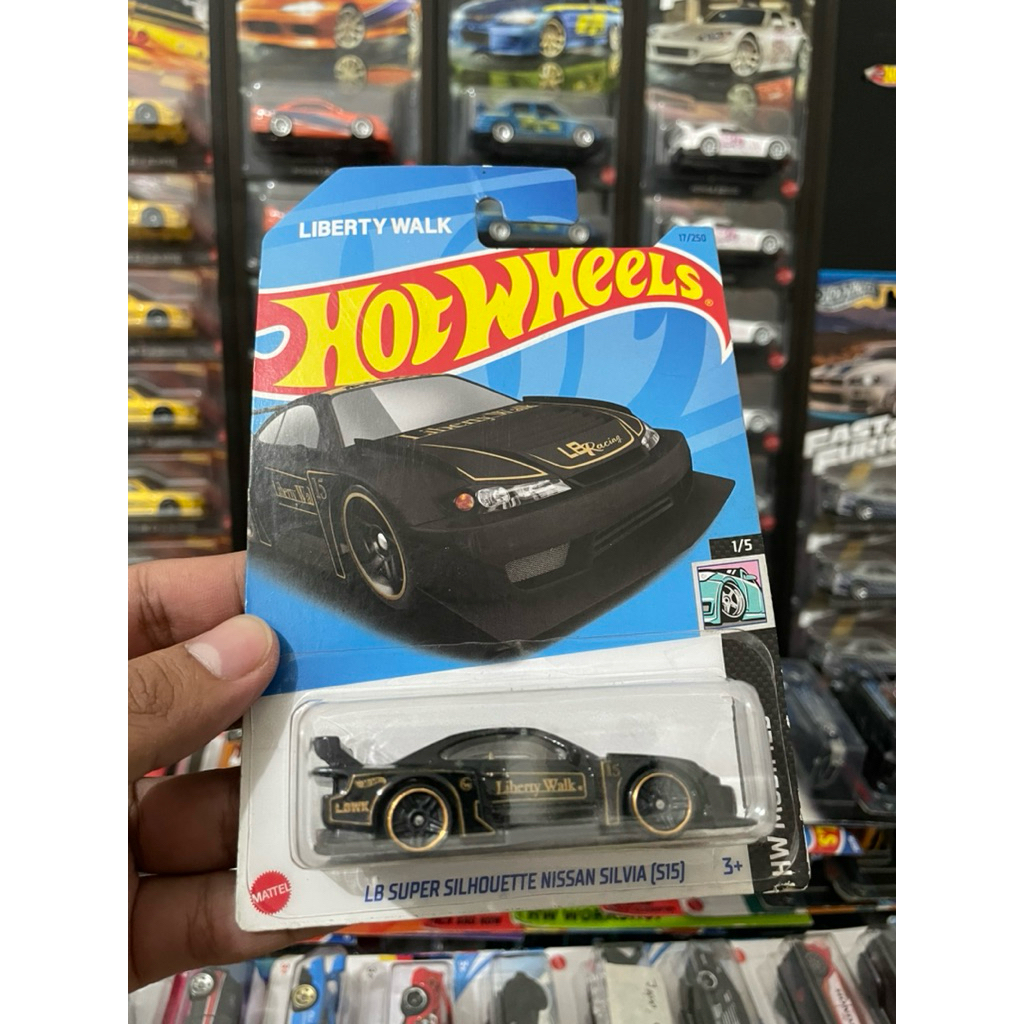 Hot Wheels Nissan Silvia S15 LBWK Black HW modified series hitam