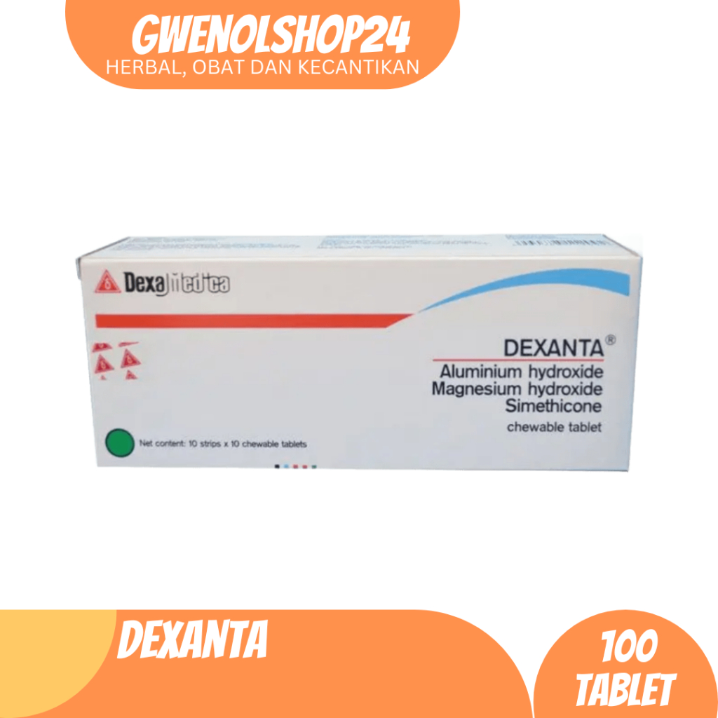 Dexanta Box Isi 100 Tablet | Obat Maag