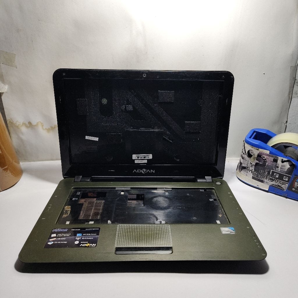 Casing Cassing Case Kesing Original Laptop Advan P3N-41125 P3N-51125