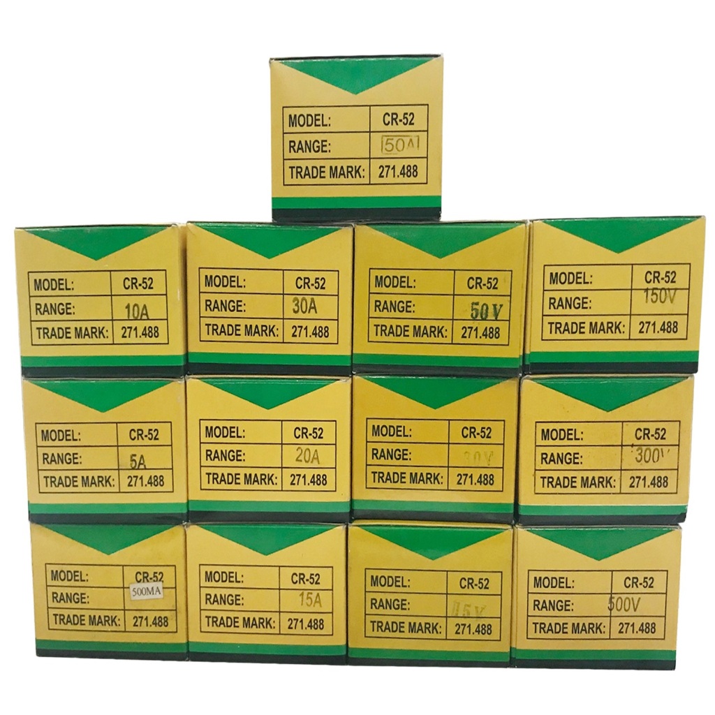 Panel Meter CR-52 Ampere Meter Dan Miliamperemeter mAmeter Analog Heles CR-52 Panel Meter Jarum Hele