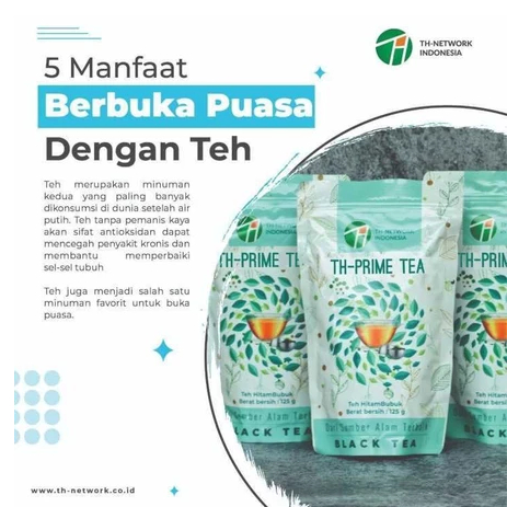 TH-PRIME TEA BLACK TEA antioksidan dari sumber alam terbaik harga 1 pouch