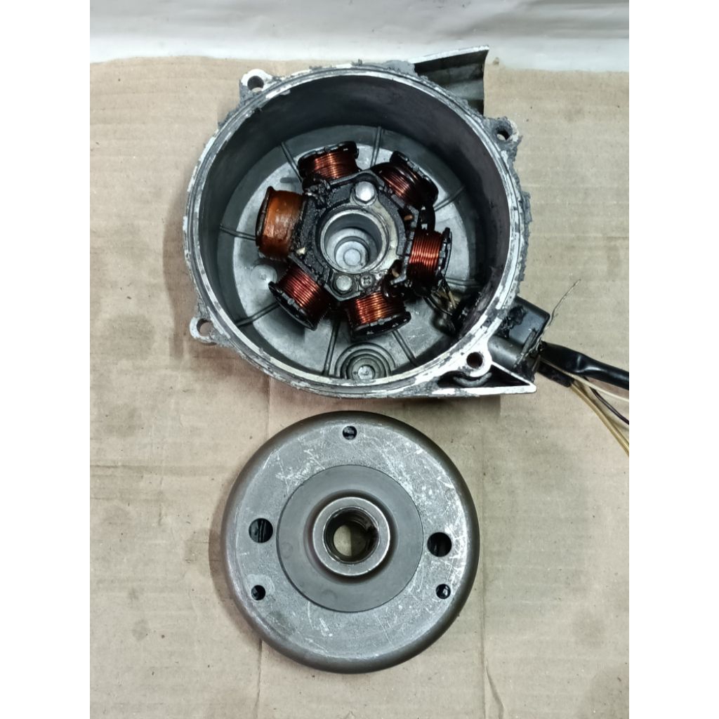 Pengapian GL Pro Cdi GL Max GL Series PNP CB GL 100 125 Spul Sepul Magnit Bak Magnet Stator Comp Fly
