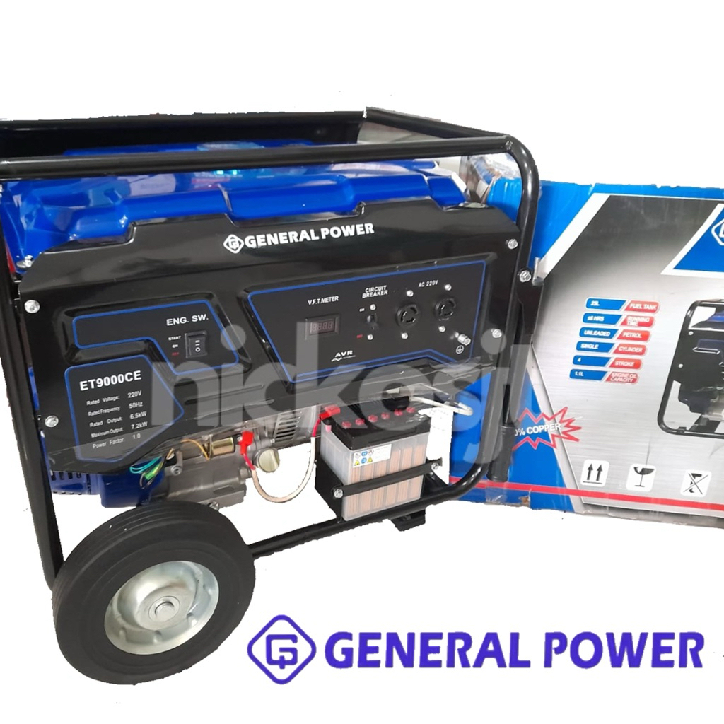 Genset General Gasoline ET 3200 / 5000 / 7000 / 10000 CE 3000watt 5000watt watt Gasoline Bensin Jens