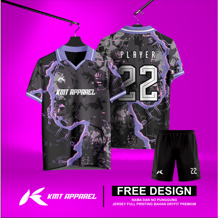 JERSEY OLAHRAGA KERAH CUSTOM MOTIF futsal sepakbola badminton 191 jersey sepak bola jersy futsal bol