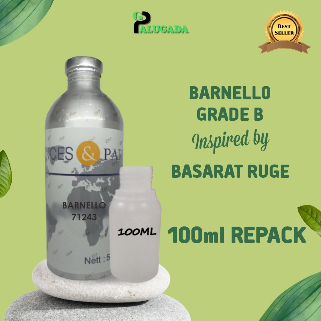 BIBIT PARFUM MURNI BARNELLO GRADE B ESSENCES 100ML REPACK