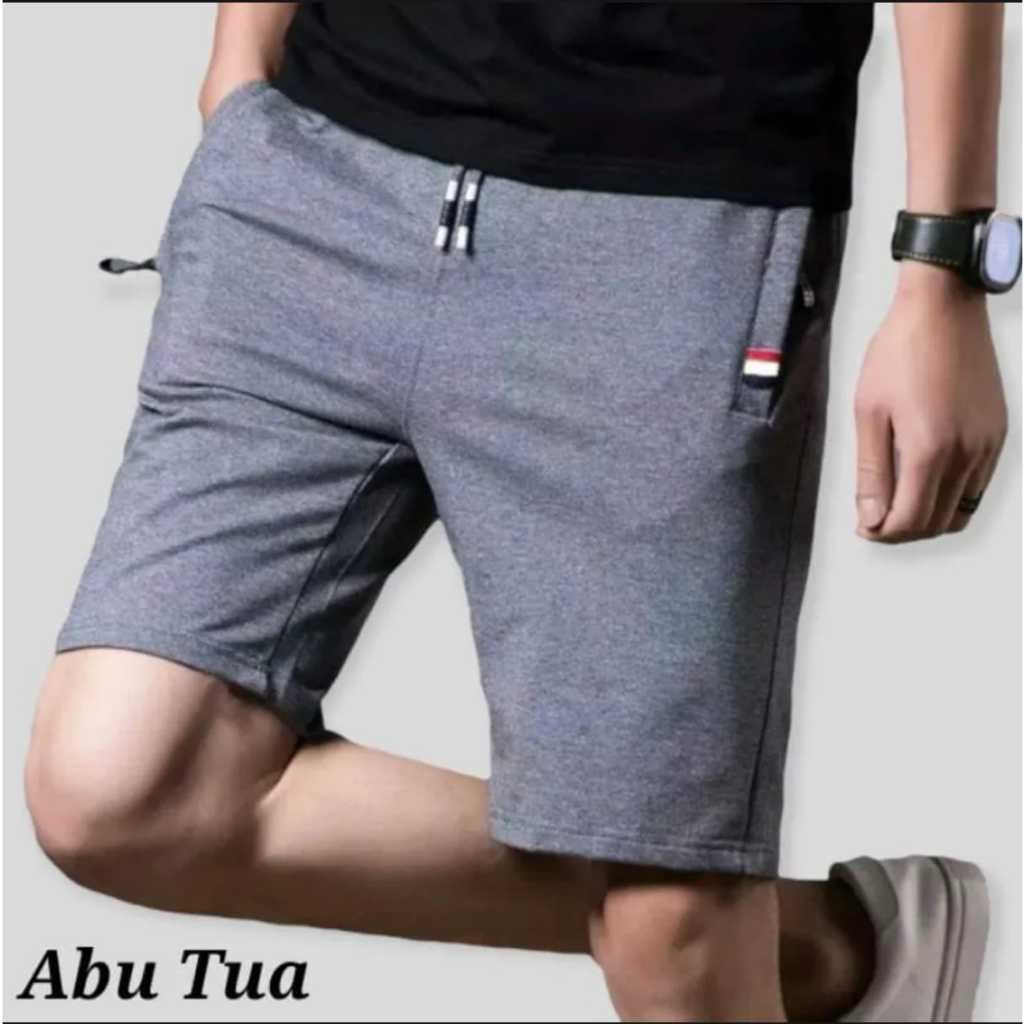 CELANA PENDEK PRIA BAHAN BABY TERRY