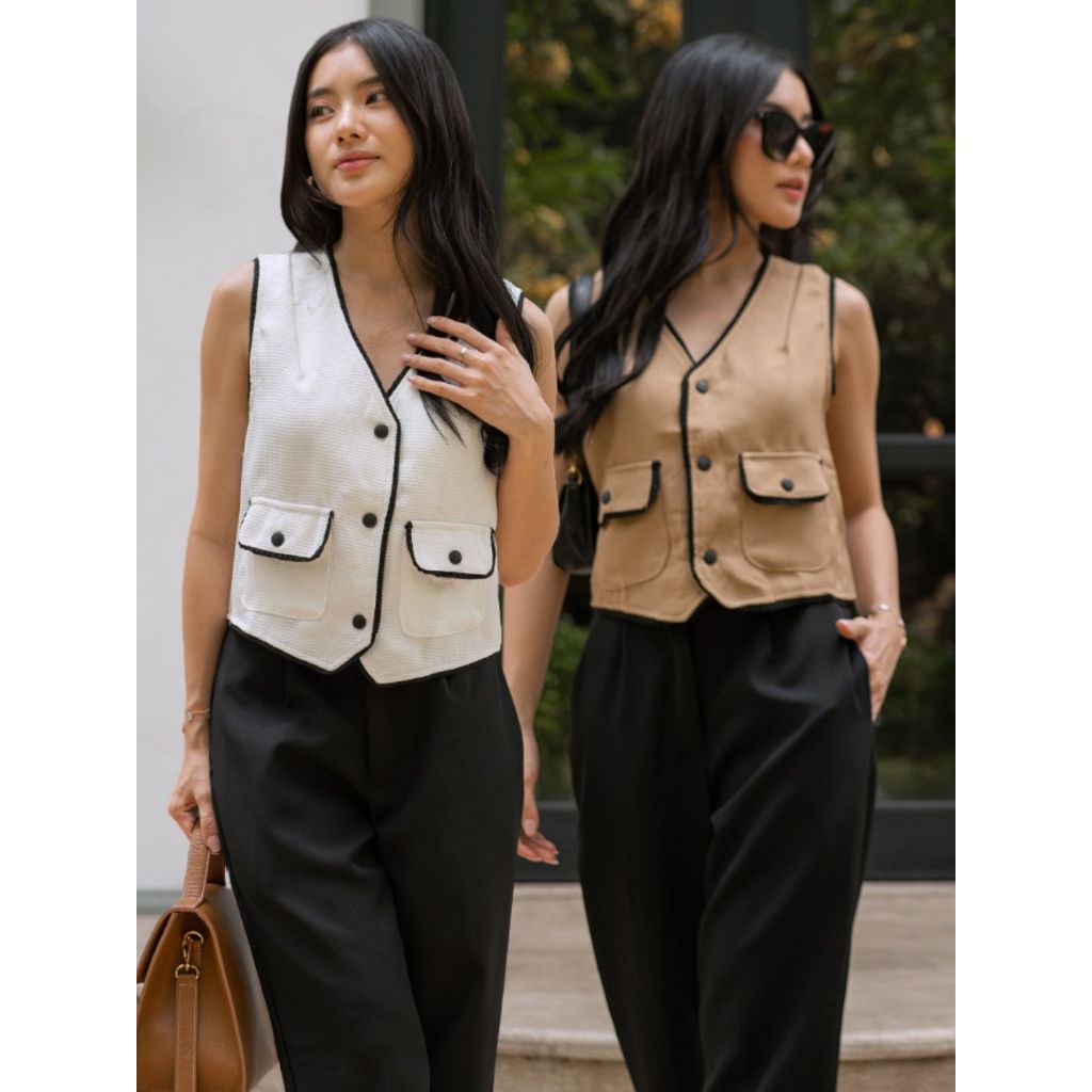 LEENBENKA Gamila Vest Wanita #X947