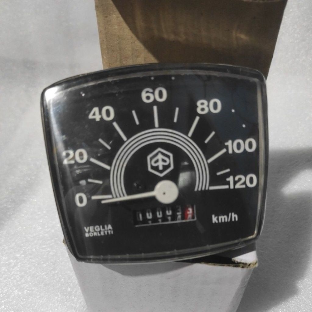 Vespa Veglia Speedometer P100TS 120 Kmh 100 kmh