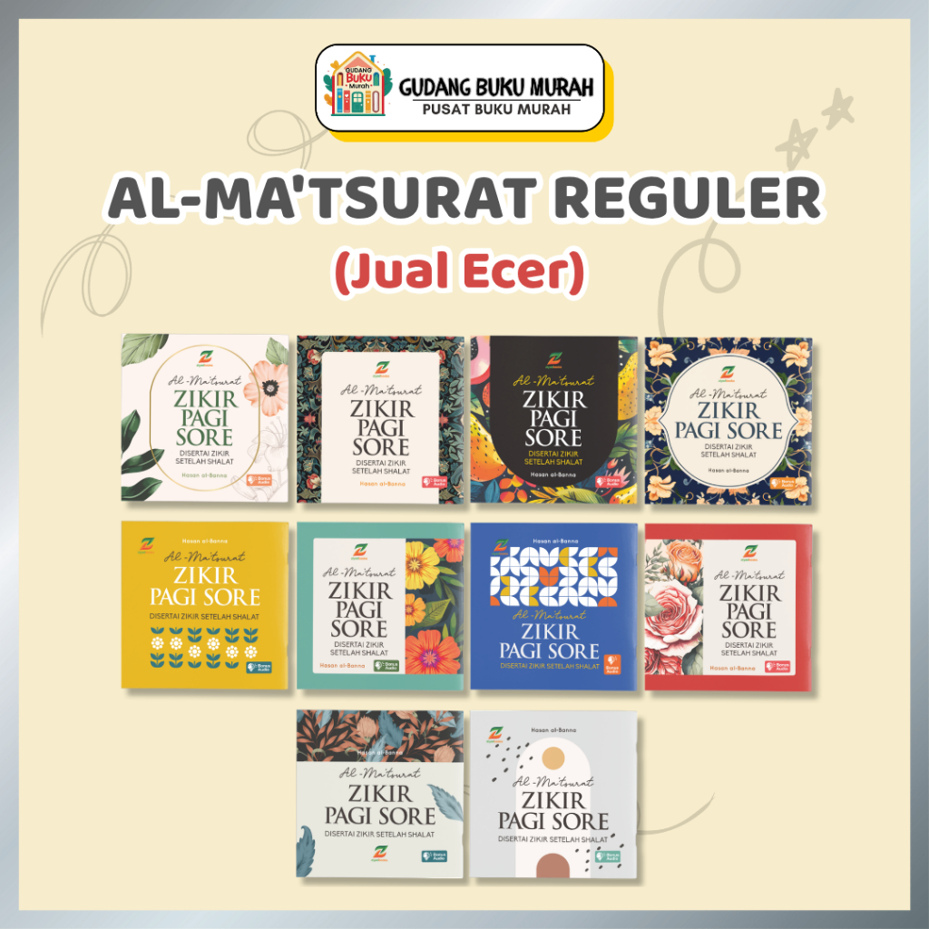 ZiyadBooks - (Ecer Satuan) Al-Matsurat Zikir Pagi Sore Buku Zikir Setelah Shalat
