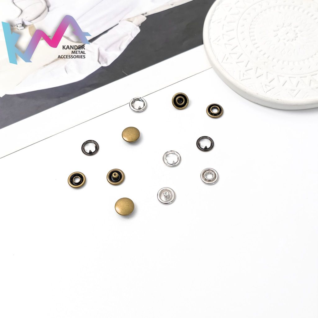 Kancing Cucuk Cetet Knop Prong Snap Button Baby Pakaian Bayi