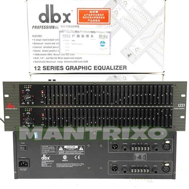 Equaliser DBX 1231 ( 2 X 31 Channel ) Grade A dbx1231 Dbx 1231 Equaliser Bagus Murah ( Bisa COD )