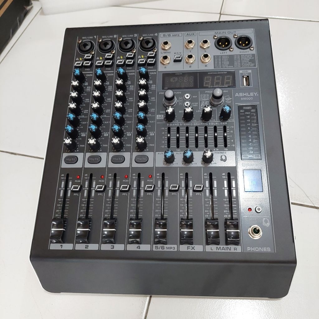 Power Mixer 4 channel Ashley M6000 original Ashley M 6000