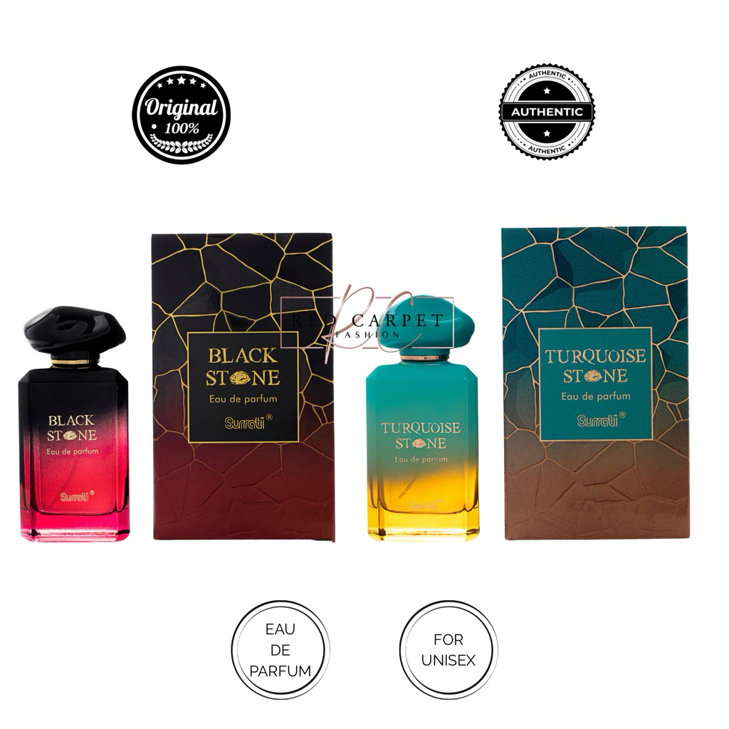 PARFUM SURRATI BLACK STONE / SURRATI TURQUOISE STONE EDP 100ml for unisex