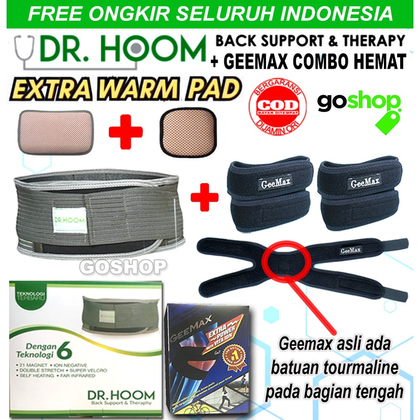 DR HOOM BACK COMBO GEEMAX ( GRATIS ONGKIR )