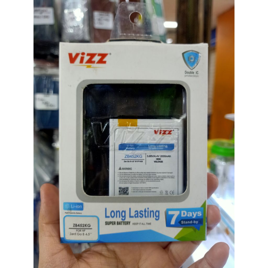 Baterai Vizz ZB452KG for Zenfone Go B 4.5"  2000mAh ORI Vizz