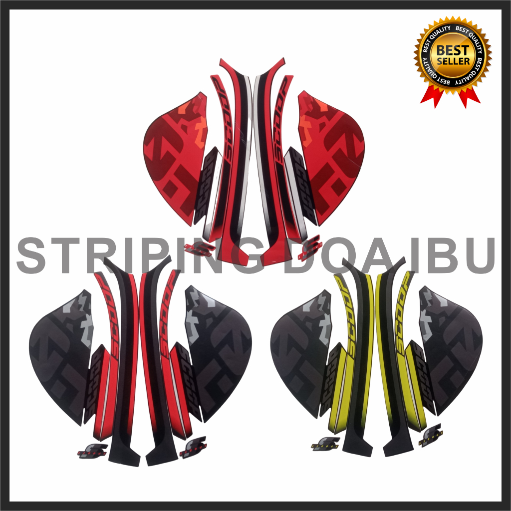 Stiker Motor Honda Scoopy Sporty 2020/2021 Full Set