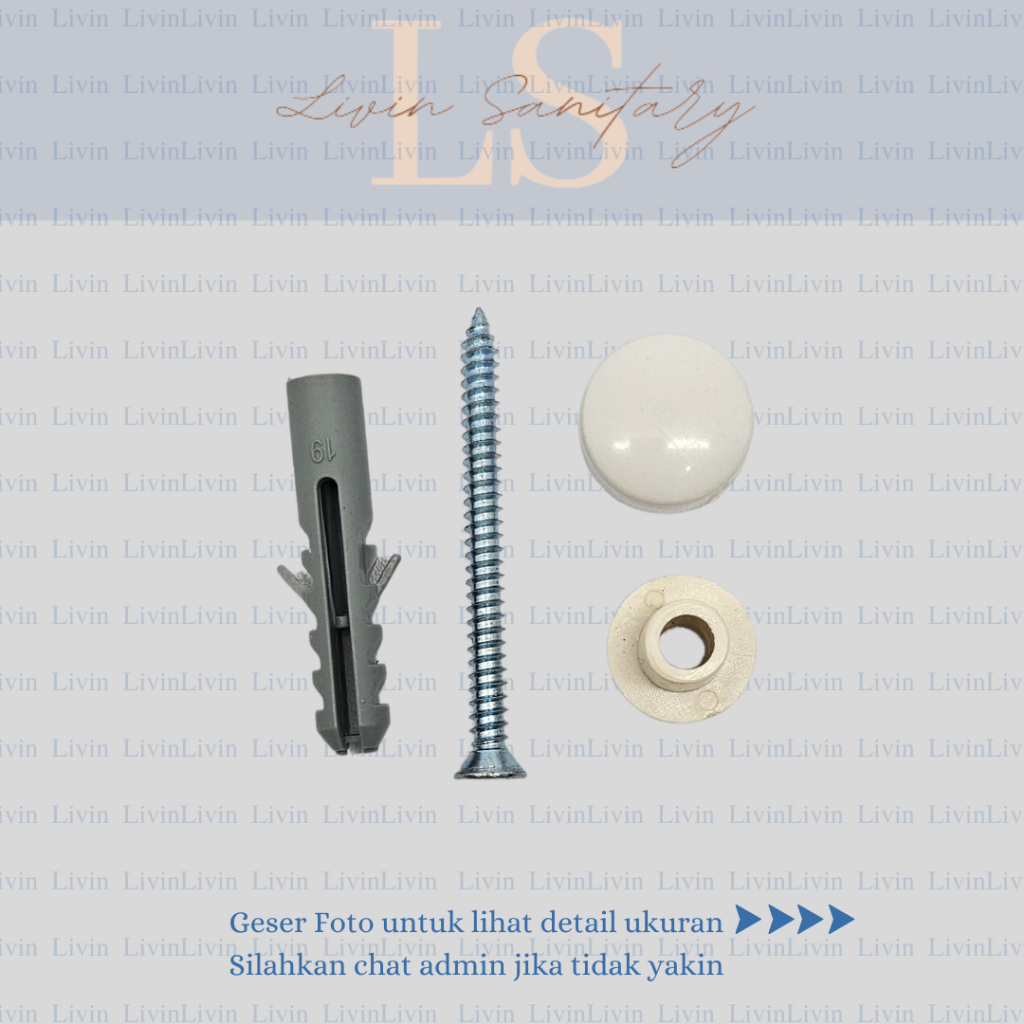 Baut plunge set kamar mandi  baut serbaguna toto TA2SV2 anti karat dan kuat