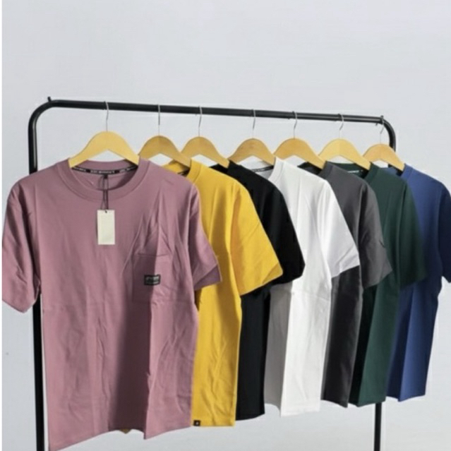 KAOS POLOS POCKET ORIGINAL PRIA / WANITA UNISEX DISTRO ORIGINAL LOKAL BRAND SIGNY | Art-501