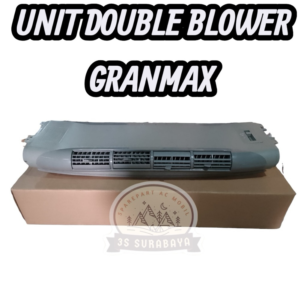 Double Blower Granmax Daihatsu Ac mobil Unit Penumpang Belakang (BaruNew)