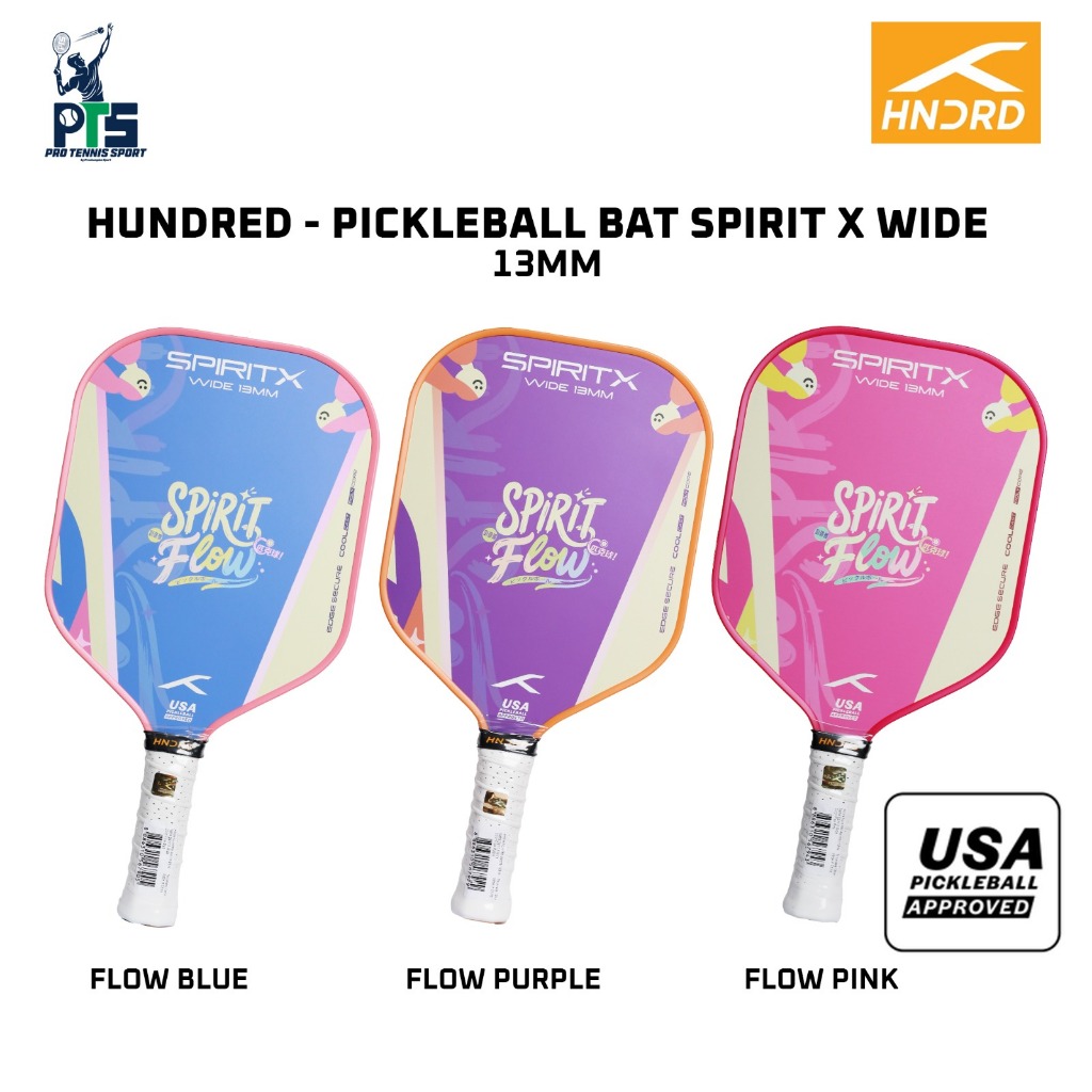 Pickleball Bat HUNDRED Spirit X Wide 13mm Flow