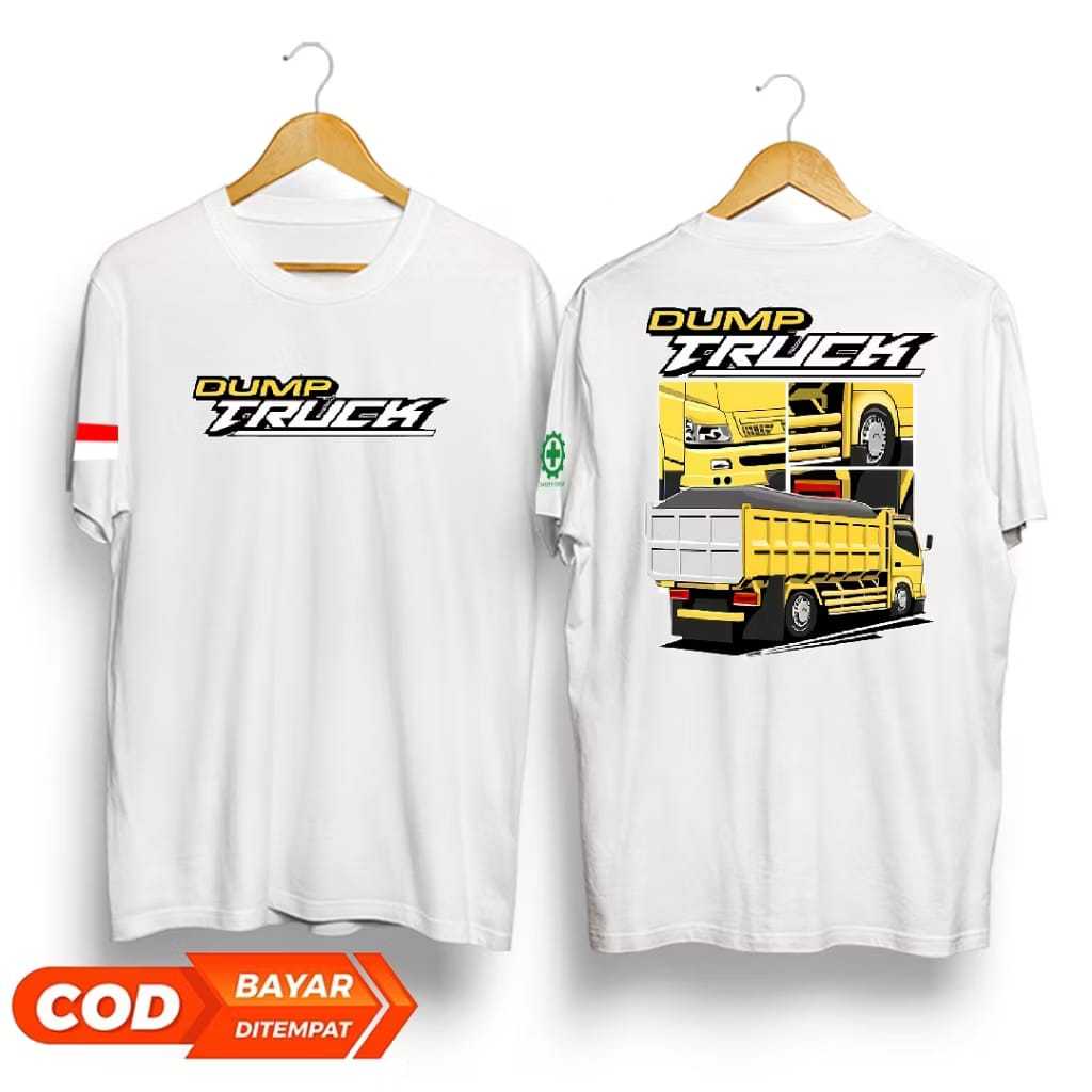KAOS DUMP TRUK - BAJU DRIVER TRUK - KAOS MURAH - KAOS PREMIUM - KAOS TERBARU - KAOS Distro Pria