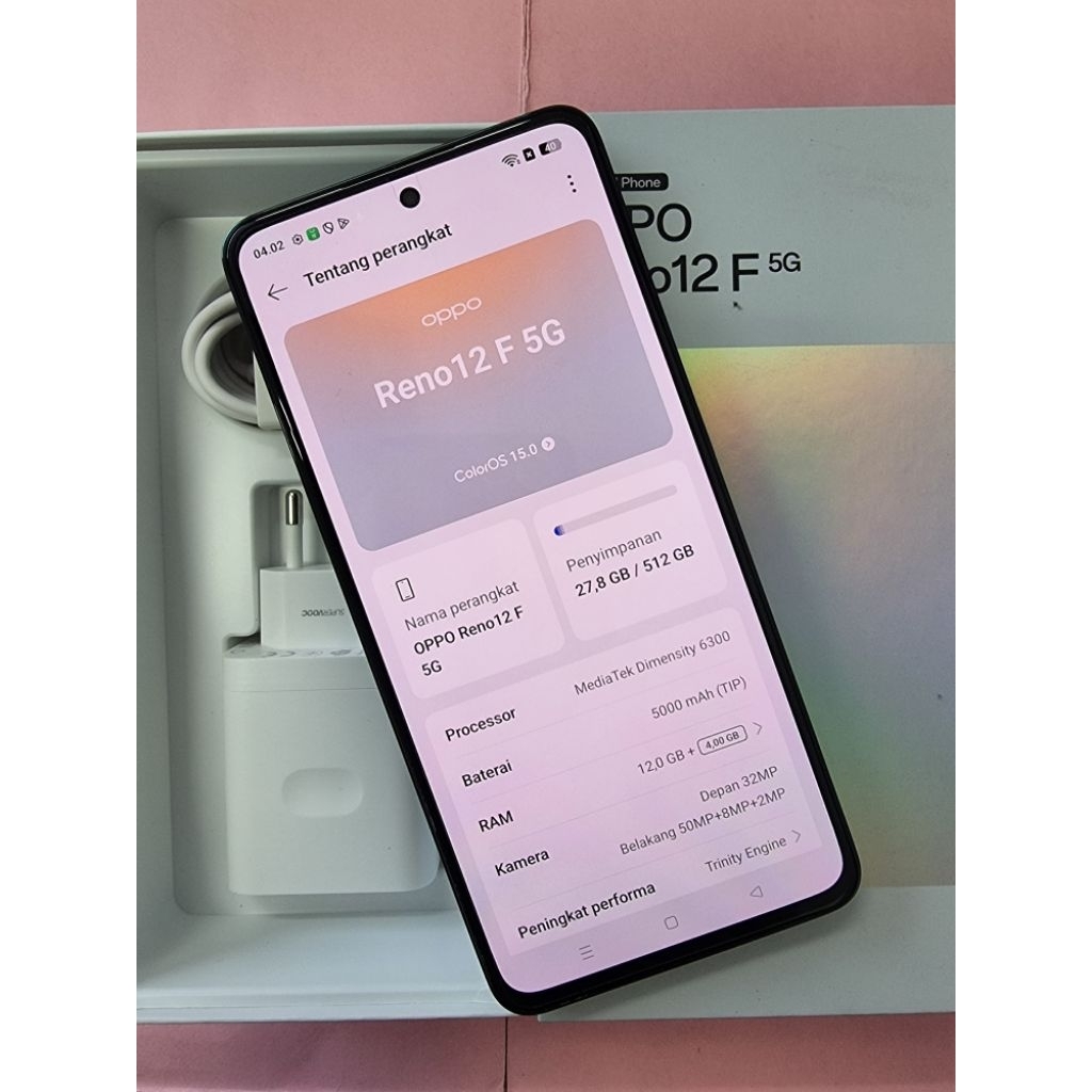 OppO Reno 12f 5G 12/512 Bekas resmi