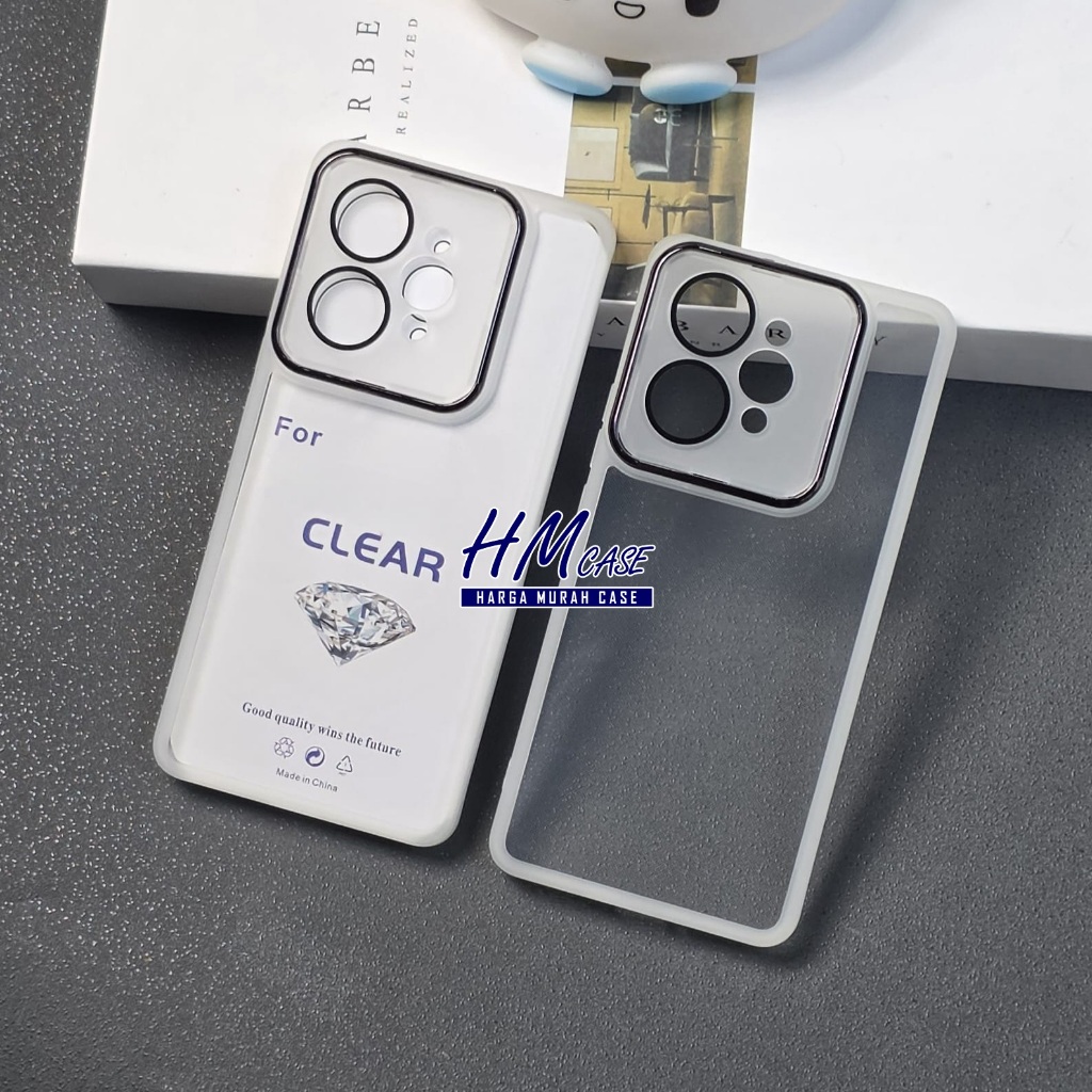Case Realme 15 5G Realme 15 Pro 5G Soft Case Lens Metalic Transparan + Pelindung kamera