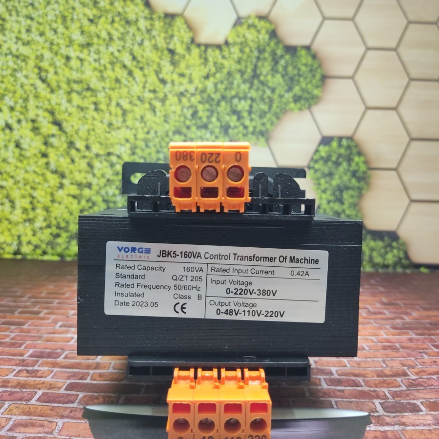 VORGE Transformer Trafo Step Down JBK5 160VA 220 380 out 220v/110v/48V