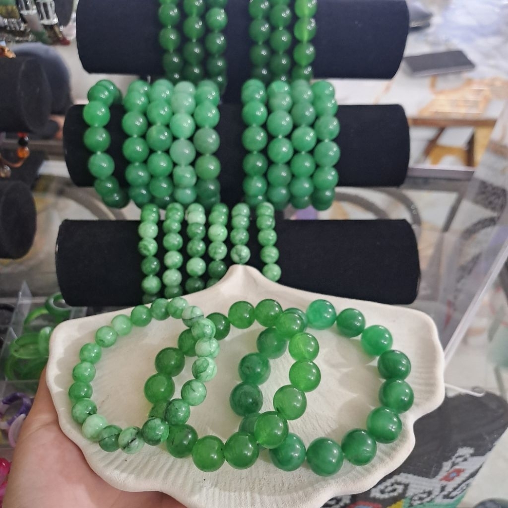 GELANG BATU GIOK | GELANG GIOK | GELANG BATU GIOK KHAS KALIMANTAN