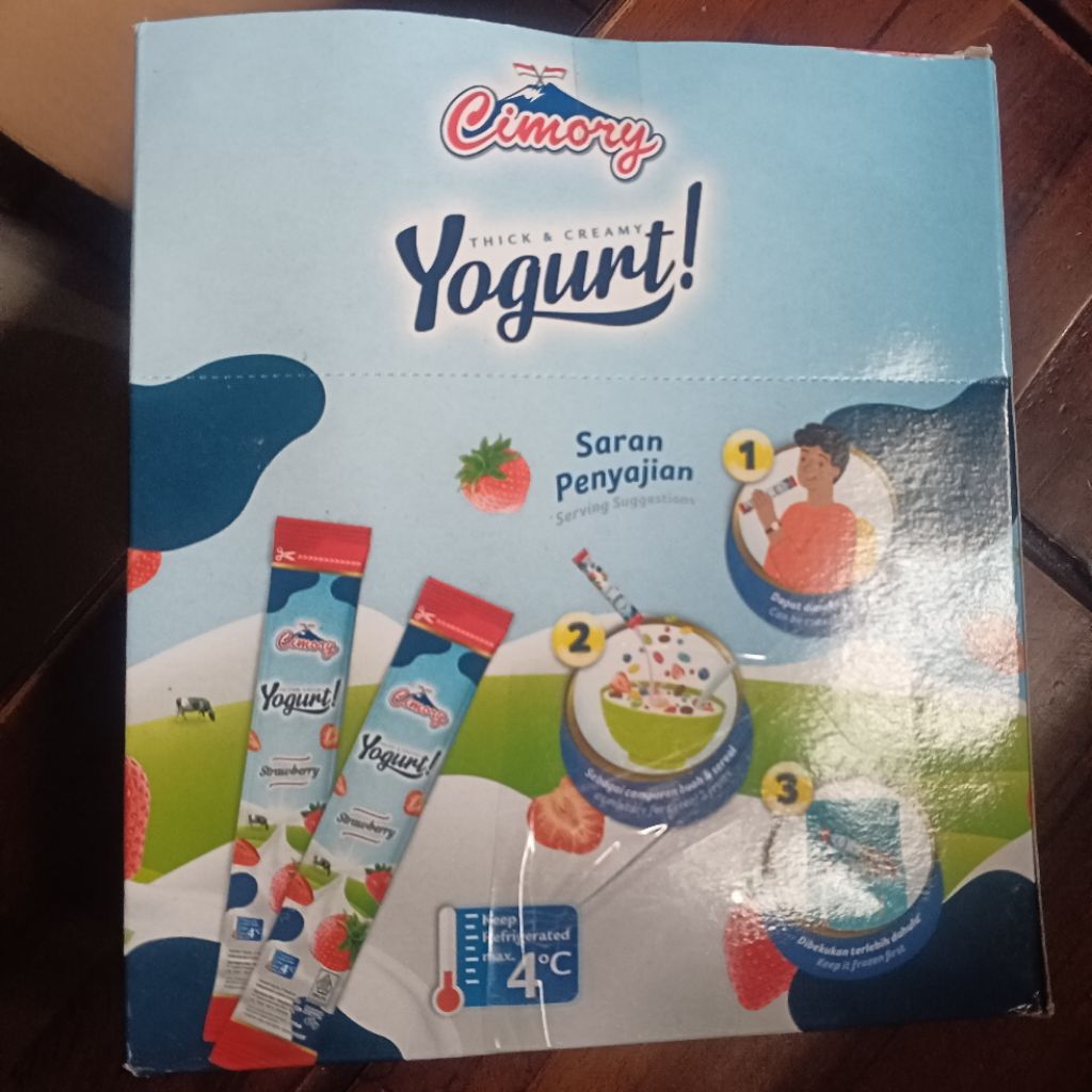 Cimory yogurt stik 1 dus isi 25 biji