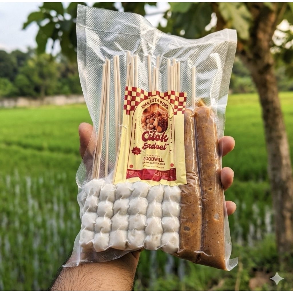 @Palmerah Sate Cilok Bumbu Kacang Premium Isi 20 Tusuk Frozen