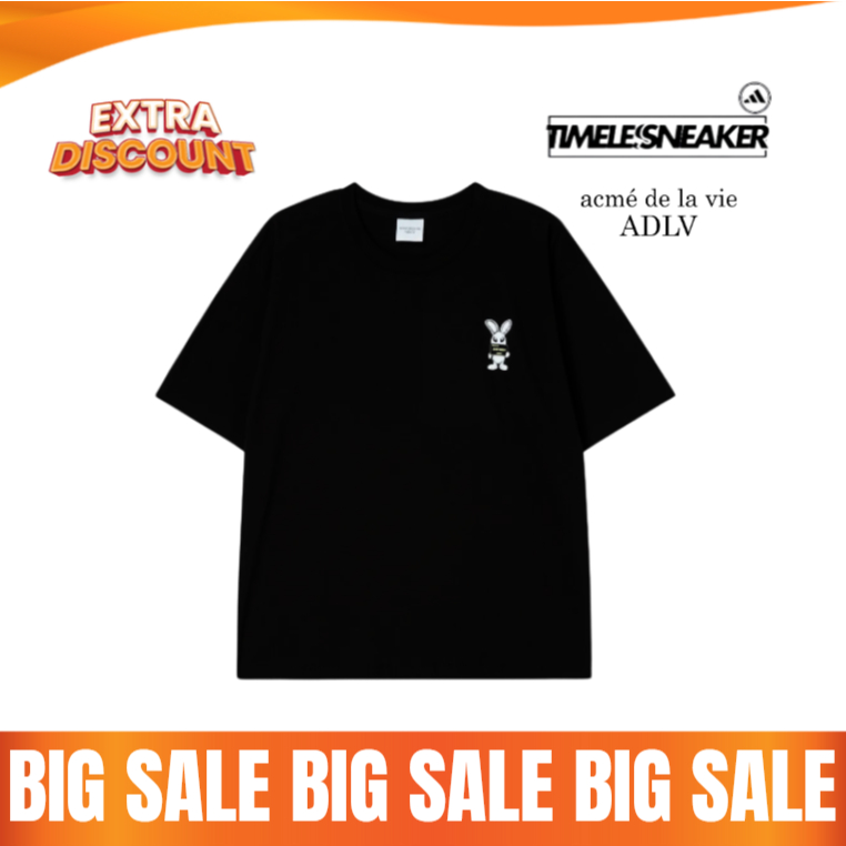 ADLV MUGSHOT ALIEN SHORT SLEEVE T-SHIRT BLACK 100% ORIGINAL