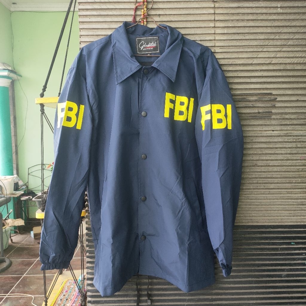 jaket windbreaker FBI, repro NEW
