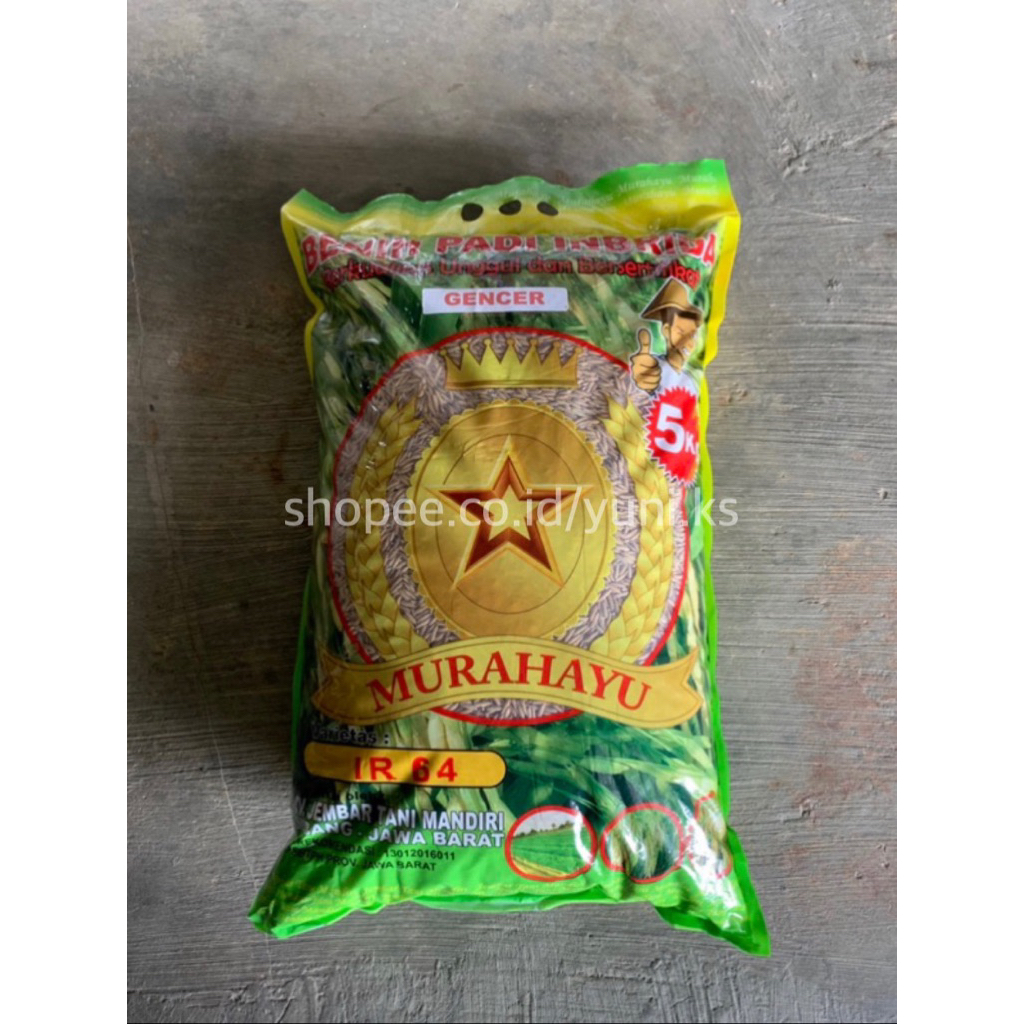 Benih Padi Premium Murahayu IR 64 Gencer
