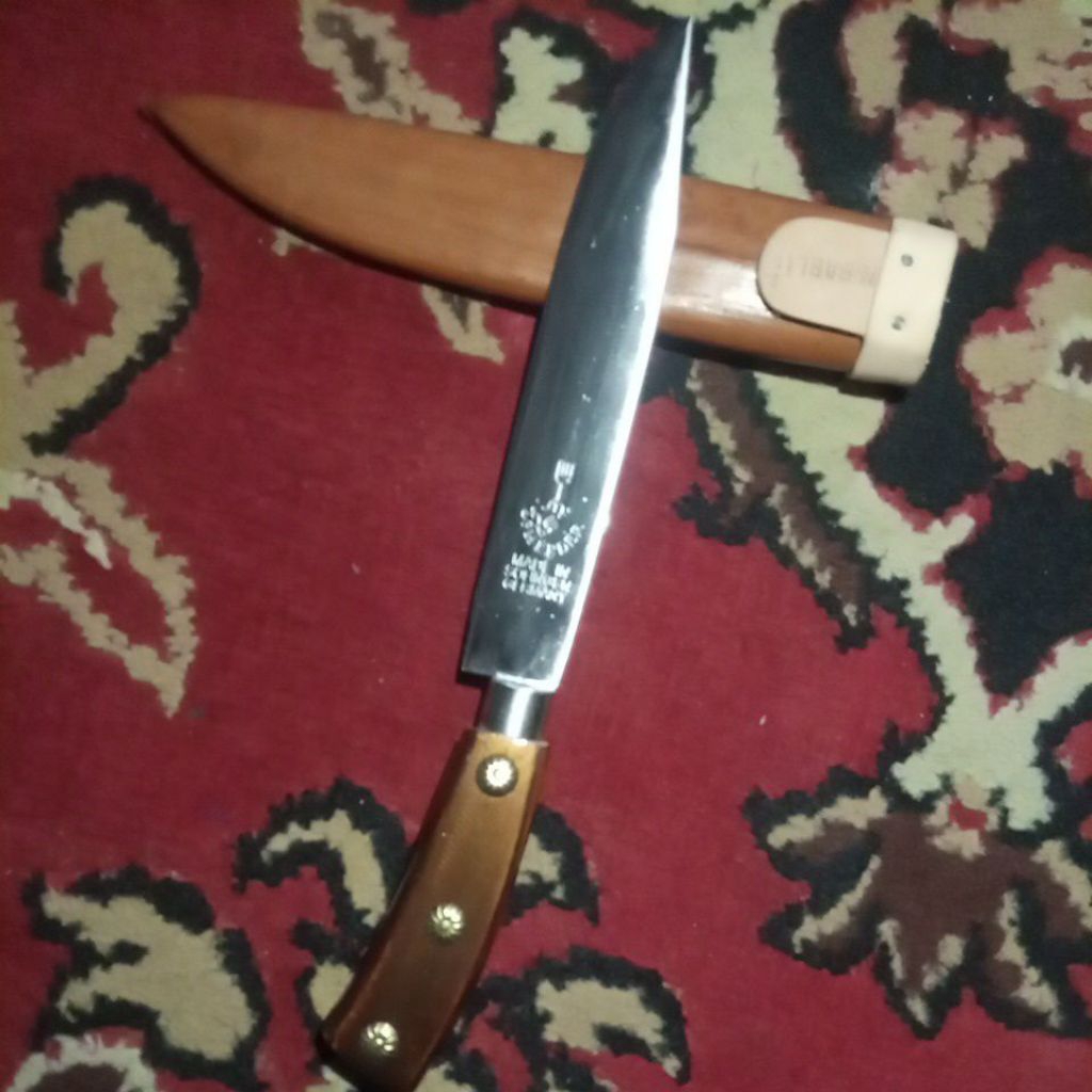 Pisau Herder + Sarung kulit asli