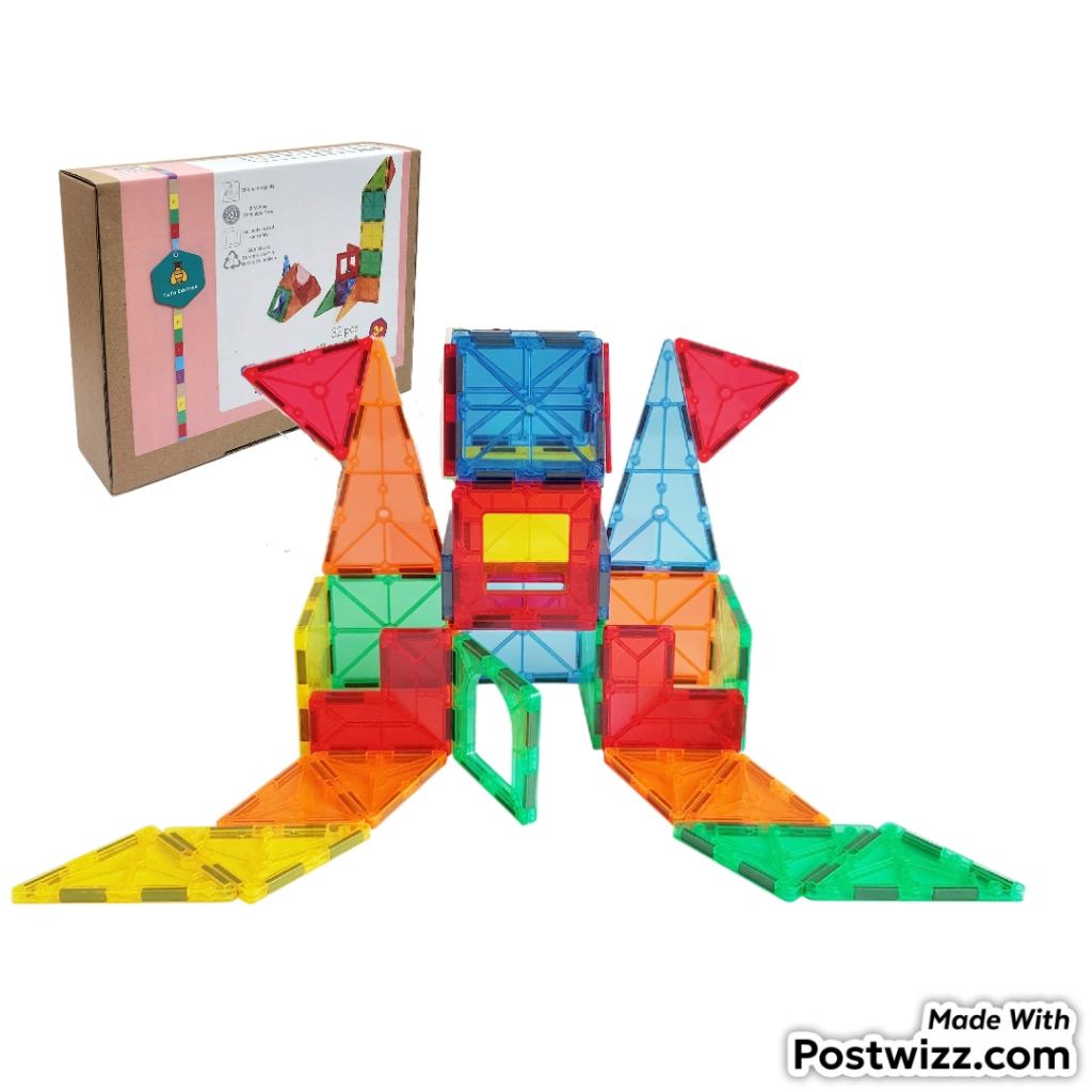 Magnetic Tiles 32 pcs  | Tata Edutoys