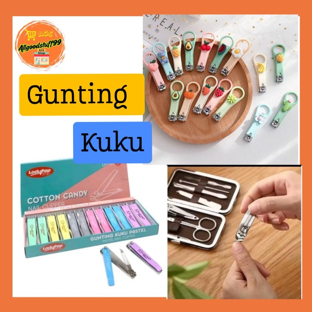 Gunting Kuku Besar Gunting Kuku Lucu Gunting Karakter 3D Gunting Kuku Set