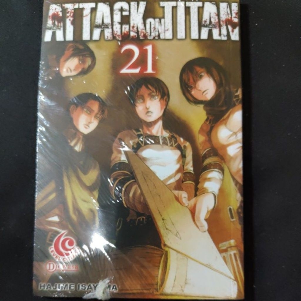 Komik Attack on titan 21 (segel)