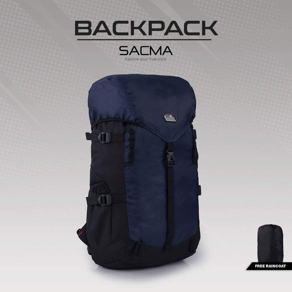 Tas Semi-Carrier Pria Sacma Tas Keril Tas Travel Bag Multifungsi Tas Ransel Pria Tas Punggung Pria T