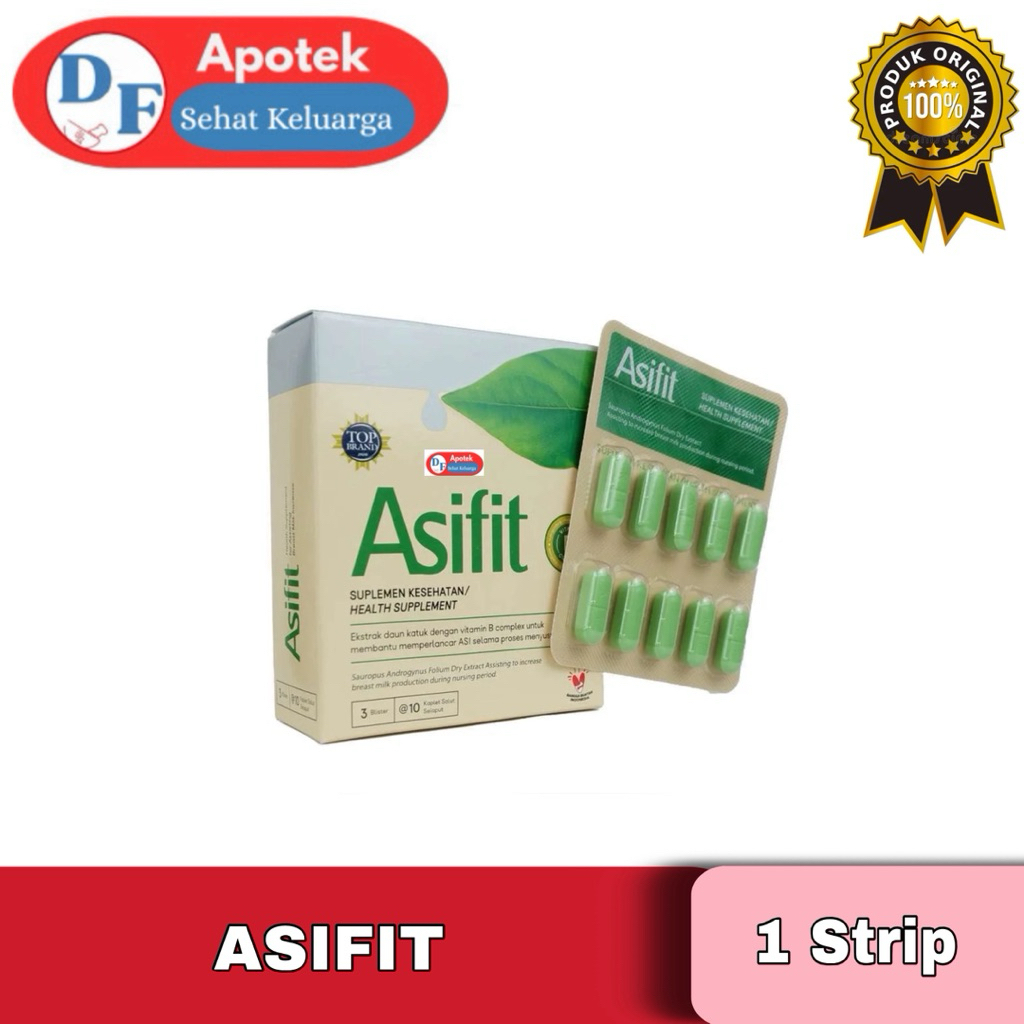 Asifit 1 Strip isi 10 Kapsul