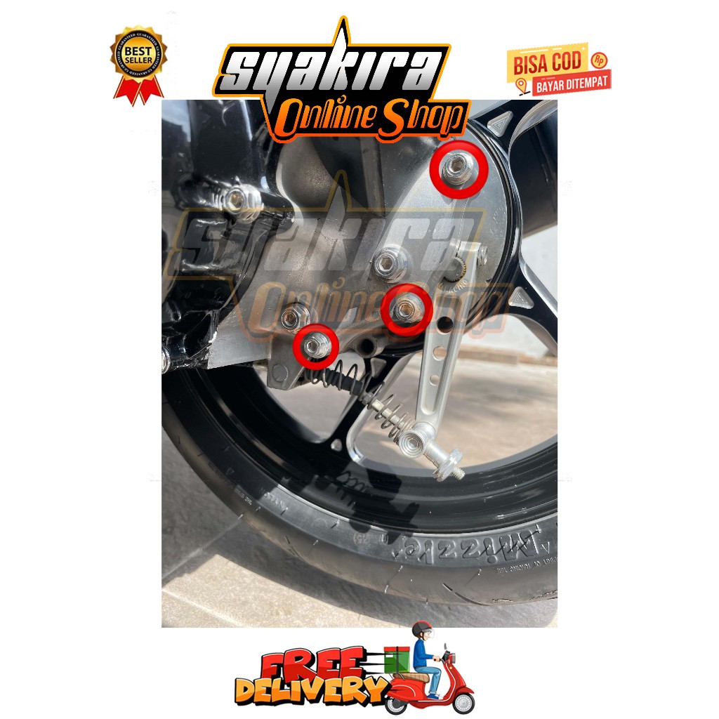 BAUT KRENGKES SAJA ( 3 BAUT ) BEAT ESP NEW SCOOPY ESP NEW STREET TAHUN 2015 - 2021 CBS HONDA SPIDO A