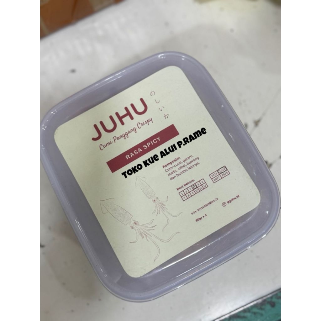Juhu Bali / Juhu Garing Crispy Bali / Juhu Cumi Panggang ( Pedas )