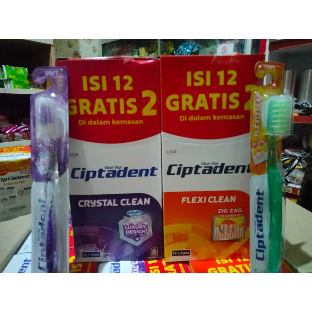 Ciptadent Soft/Medium Toothbrush Nyaman Gusi |Dus-dusan isi 84pcs