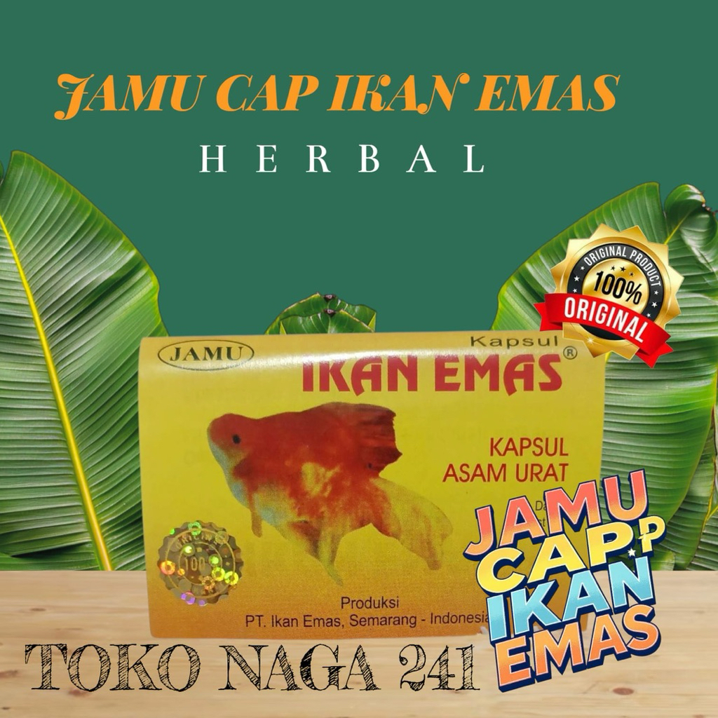 Jamu Asam Urat Ikan Emas (1 lembar) herbal