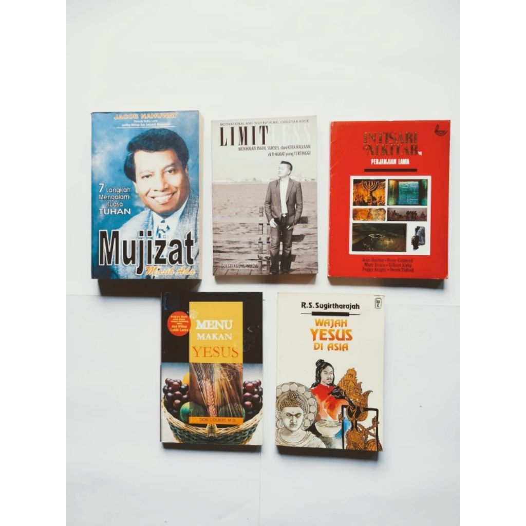 Buku Spritual Kristen, MUKJIZAT Masih Ada, LIMITLESS, INTISARI ALKITAB, MENU MAKAN YESUS, WAJAH YESU