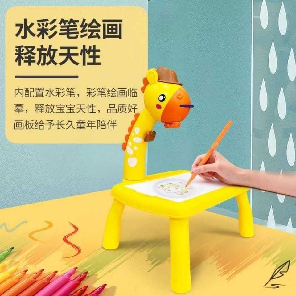 Meja Projektor Art Drawing / Mainan Meja Proyektor Painting Anak ( Jerapah )