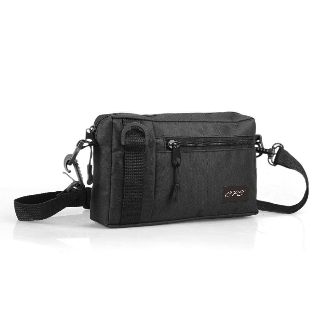 Centenary diamond - EROS - Tas selempang pria hitam polos simple kekinian