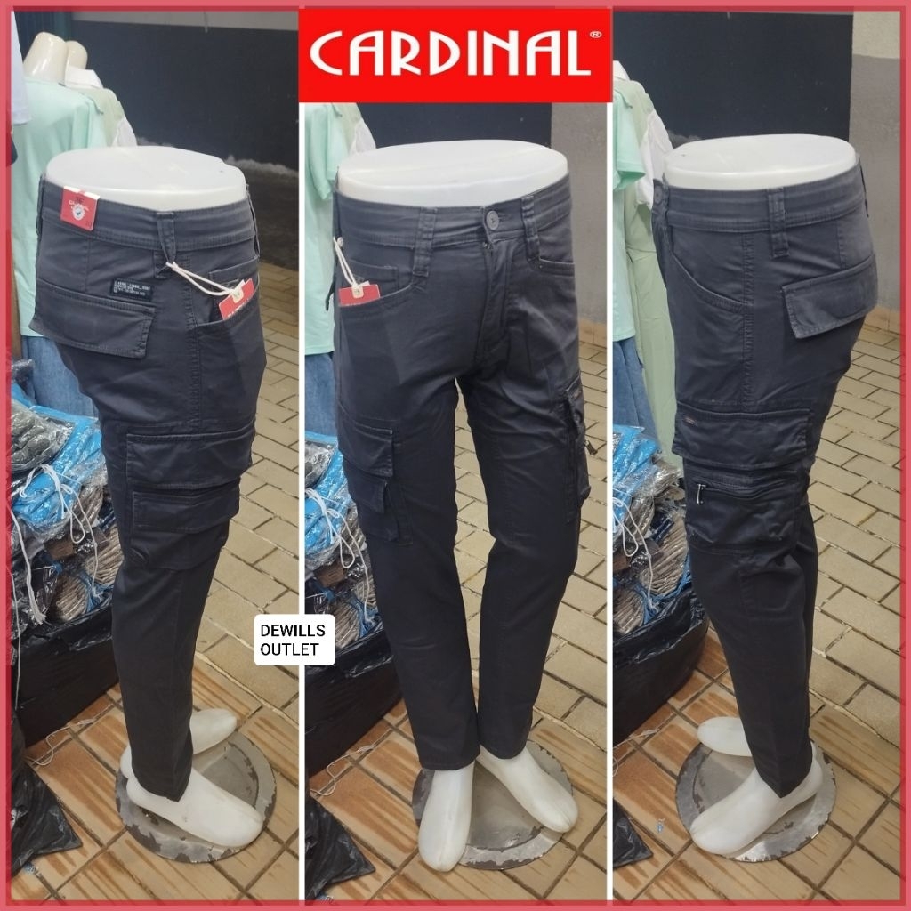 CARDINAL celana panjang cargo Tactical  pria | celana panjang cargo cardinal original skinny fit
